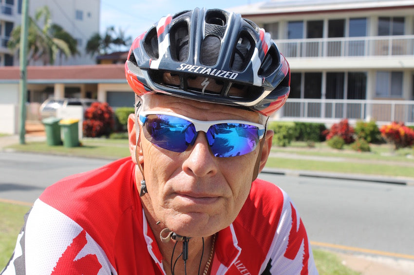 PHO White Frame - Blue Mirror Lens