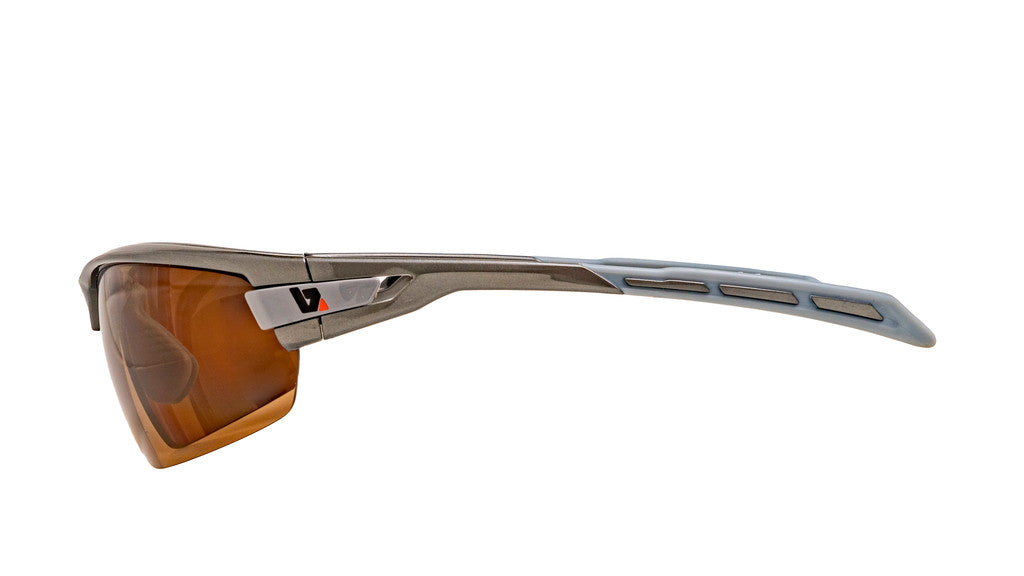 PHO Graphite Frame with Amber POLARISED bifocal lenses