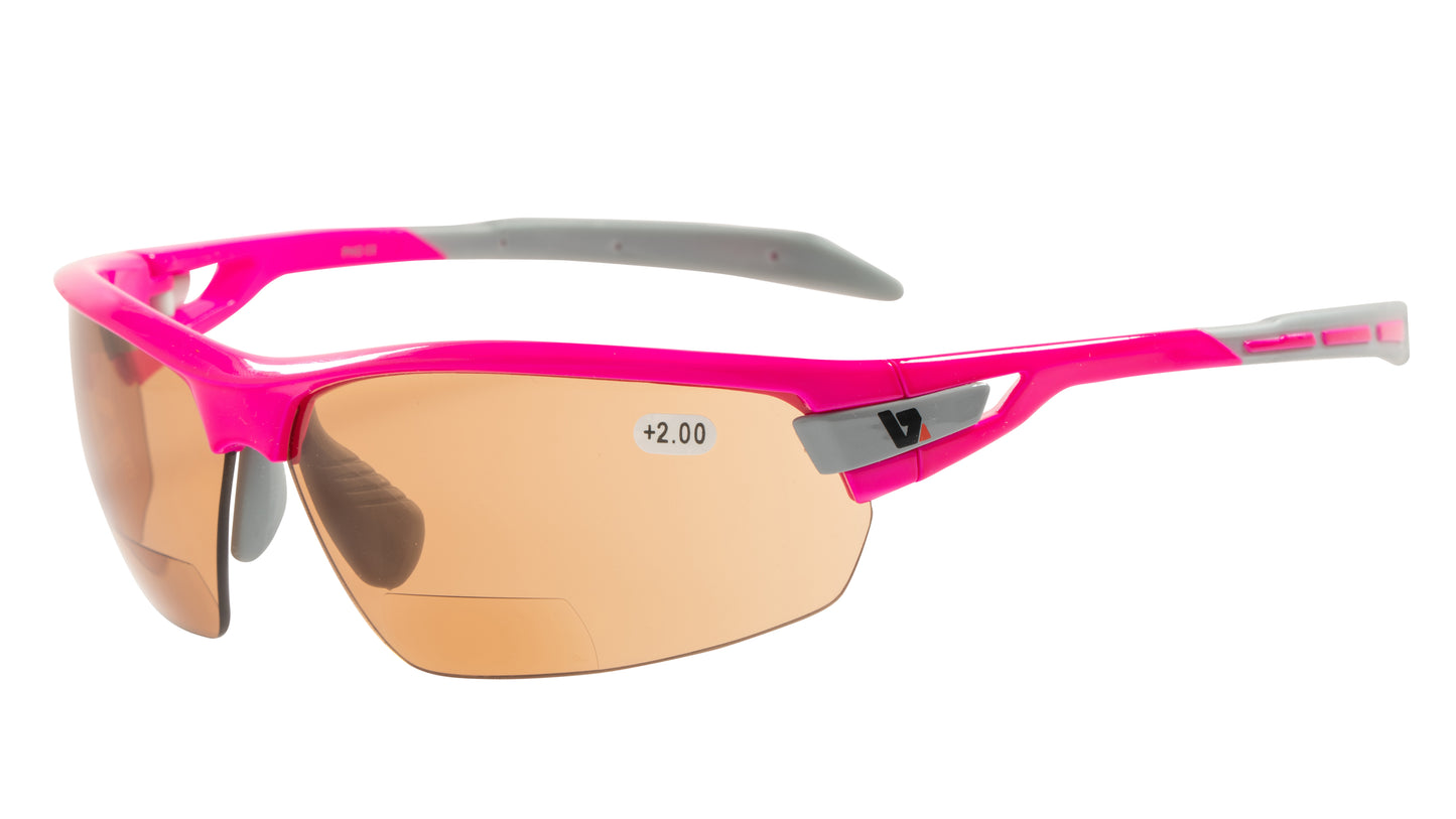 PHO Pink Frame - High Definition Photochromic Bi Focal Lens
