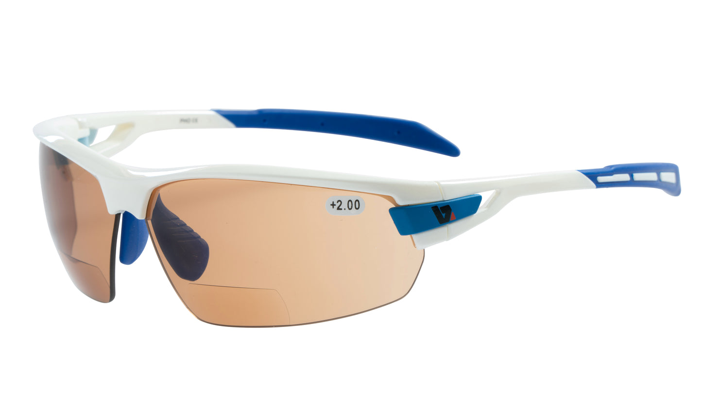 PHO White Frame - High Definition Photochromic Bi Focal Lens