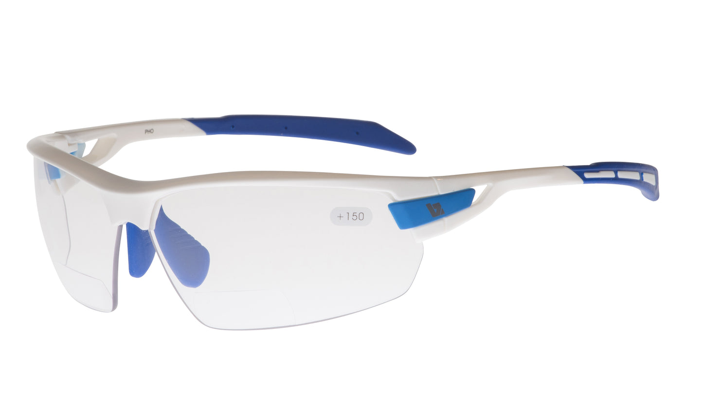 PHO White Frame - Photochromic Bi Focal Lens