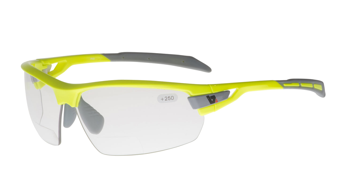 PHO Fluro Yellow Frame - Photochromic Bi Focal Lens