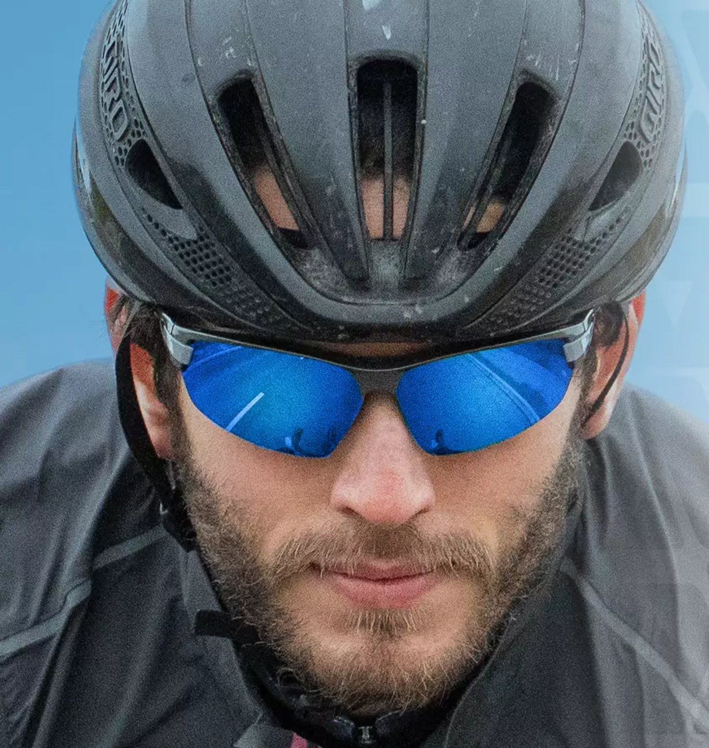 PHO White Frame - Blue Mirror Bifocal Lens