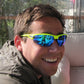 PHO Fluro Yellow Frame - Blue Mirror Lens