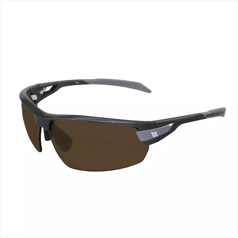 PHO Graphite Frame with Amber POLARISED bifocal lenses – bz-optics-nz