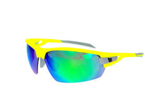 PHO Fluro Yellow Frame - Green Mirror Lens